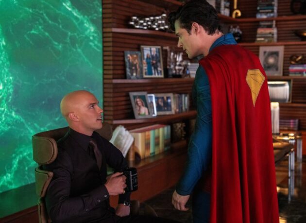 Superman confronts Lex Luthor